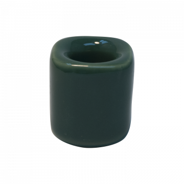 Green Ceramic Chime Candle Holder 1/2", Pack of 5