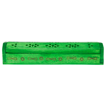Coffin Box w/Storage - Green (CB-15), Each