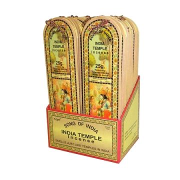 India Temple Incense Sticks 25gm (INTE20), Song of India, 36 boxes