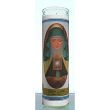 St. Clair Labeled 7 Day Candle, White