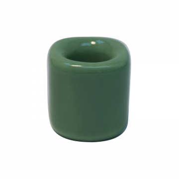 Light Green Ceramic Chime Candle Holder, 1/2" Pack of 6