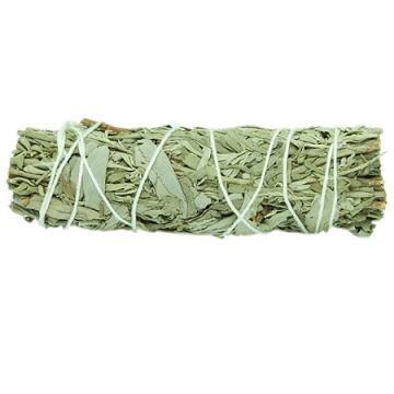 White Sage & Blue Sage Smudge Stick - Small 4" (6 Pack)