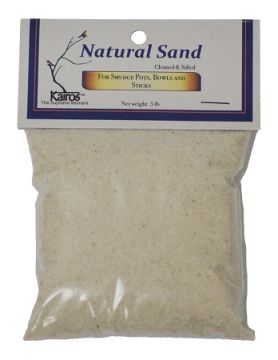 Sand, Natural 1/2 lb, Kairos Packaged (Pack of 4)