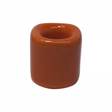 Orange Ceramic Chime Candle Holder 1/2", Pack of 5