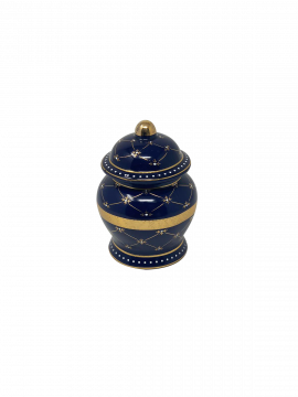 Porcelain Potiche Jimaguas, 6" Blue (43656)