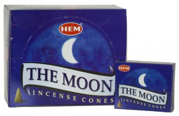 Moon Incense Cones, HEM, Box/12