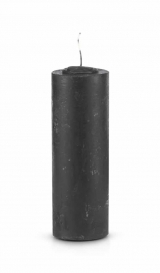 Pullout/Refill Candle, Black