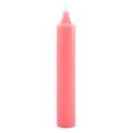 Pink Jumbo Candle 9", Each