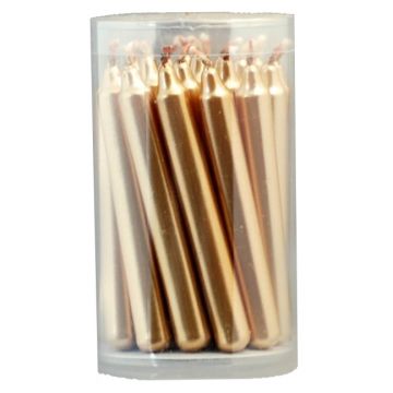 Gold Chime Candles 4", Pack of 20