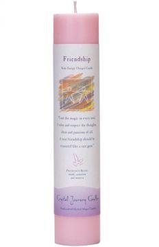 Friendship Herbal Magic Pillar Candle