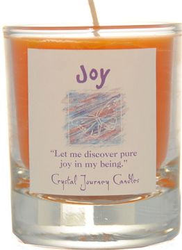 Joy Soy Filled Glass Votive Candle