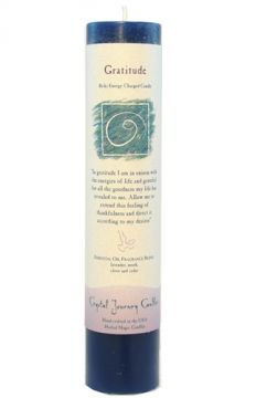 Gratitude Herbal Magic Pillar Candle