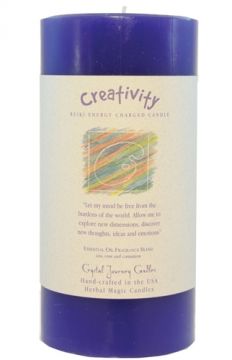 Creativity 3 x 6 Herbal Magic Pillar Candle