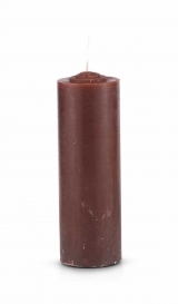 Pullout/Refill Candle, Brown
