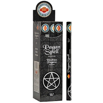 Pagan Spell Incense Sticks, SAC Square Pack - 25 Boxes x 8 Sticks