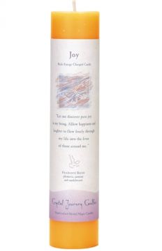 Joy Herbal Magic Pillar Candle