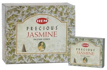 Precious Jasmine Incense Cones, HEM, Box/12