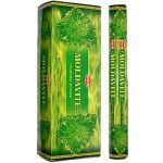 Moldavite Incense Sticks, HEM Hex Pack - 6 Boxes x 20 Sticks