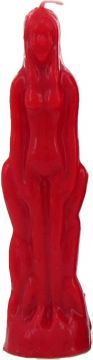 Small Female Image Candle - Red, Each