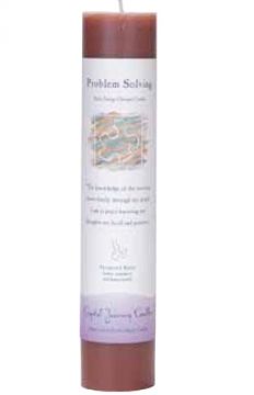 Problem Solving Herbal Magic Pillar Candle