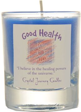 Good Health Soy Filled Glass Votive Candle