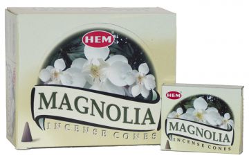 Magnolia Incense Cones, HEM, Box/12