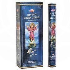 Divino Nino Jesus Incense Sticks, HEM Hex Pack - 6 Boxes x 20 Sticks