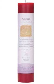 Courage Herbal Magic Pillar Candle