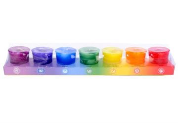 Chakra Votive 7 Pack, Each