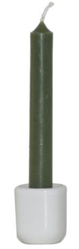 Pine Green Chime Candles 4", Box of 20