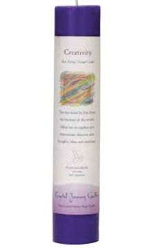 Creativity Herbal Magic Pillar Candle