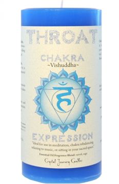 Throat Chakra Pillar - 3" x 6", Each