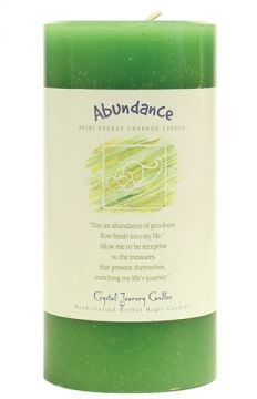 Abundance 3 x 6 Herbal Magic Pillar Candle