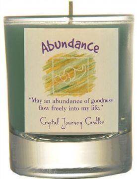 Abundance Soy Filled Glass Votive Candle