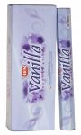 Vanilla Incense Sticks, HEM Hex Pack - 6 Boxes x 20 Sticks