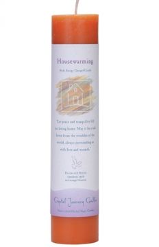 Housewarming Herbal Magic Pillar Candle