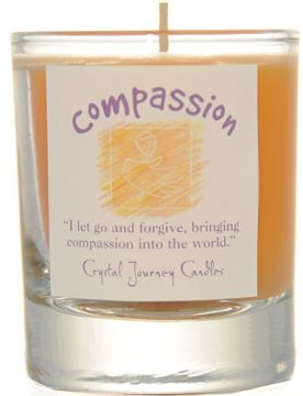 Compassion Soy Filled Glass Votive Candle