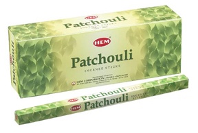 Patchouli Incense Sticks, HEM Square Pack - 25 Boxes x 8 Sticks