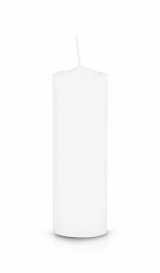 Pullout/Refill Candle, White