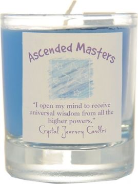 Ascended Masters & Guides Soy Filled Glass Votive Candle