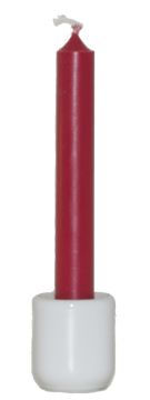 Red Chime Candles 4", Box of 20