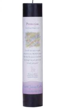 Protection Herbal Magic Pillar Candle