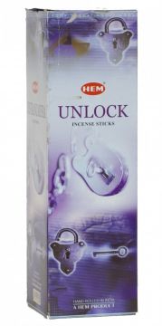 Unlock Incense Sticks, HEM Square Pack - 25 Boxes x 8 Sticks