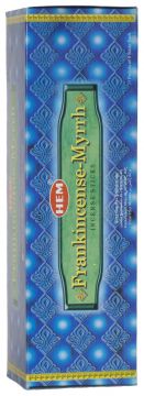 Frankincense & Myrrh Incense Sticks, HEM Square Pack - 25 Boxes x 8 Sticks