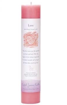 Love Herbal Magic Pillar Candle