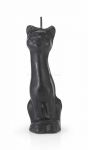 Cat Image Candles - Black, Each