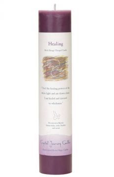 Healing Herbal Magic Pillar Candle