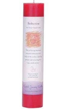 Seduction Herbal Magic Pillar Candle