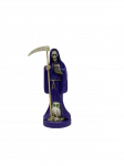 6-7" Santa Muerte Fixed Statue, Purple