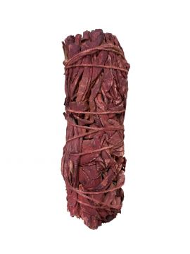 White Sage & Dragons Blood Smudge Stick - Small 4" (6 Pack)